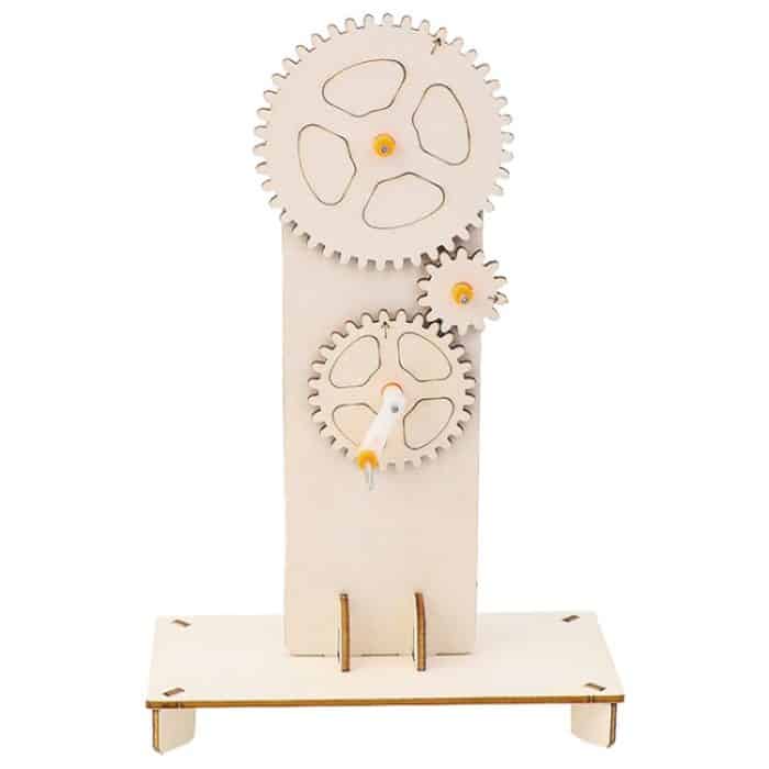 TBD06048722.jpg Physik-Experiment mit Zahnrad und Dreifachwirkung, Materialsatz für Getriebe mit variabler Geschwindigkeit, Kinder-Puzzle-Spielzeug – Bild 1