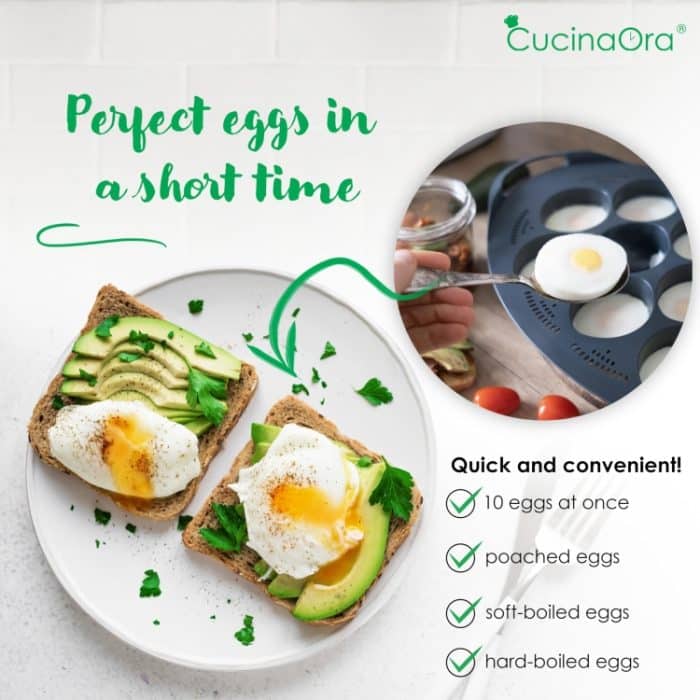 10-in-1 Eierkocher für Thermomix TM5 TM6 TM31 Multifunktionstopf Dampfgarer Tablett – Bild 4