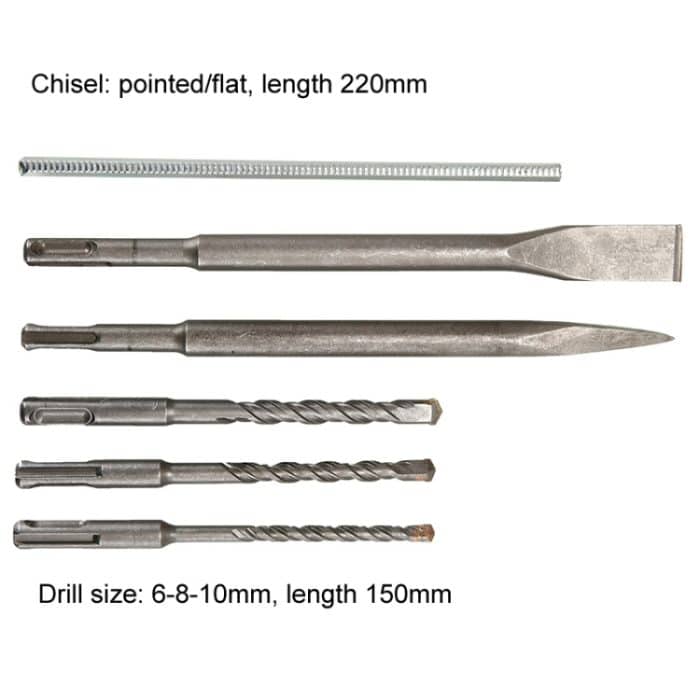 AOTUO Multifunktions-Bohrmaschine Industriequalität Beton Dreifach-Leichtbau-Krafthammer EU-Stecker, 20 Model, 20 Model 3 In1, 24 Model, 24 Model 5 In 1, 24 Model 5 In 1 110V – Bild 4