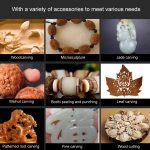 VICOVER Kleines elektrisches Schleifset mit einstellbarer Geschwindigkeit, Jade-Schnitzstift, Polierwerkzeug, EU-Stecker, Standard Model, 40pcs Parts, 40pcs Parts+Soft Shaft, 78pcs Parts, 78pcs Parts+Soft Shaft, 100pcs Parts, 100pcs Parts+Soft Shaft... – Bild 5