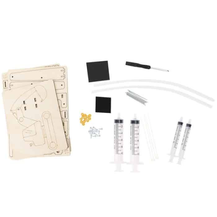 Holz Hydraulische Bagger Schüler DIY Technologie Kleine Produktion Wissenschaft Experiment Materialien – Bild 2