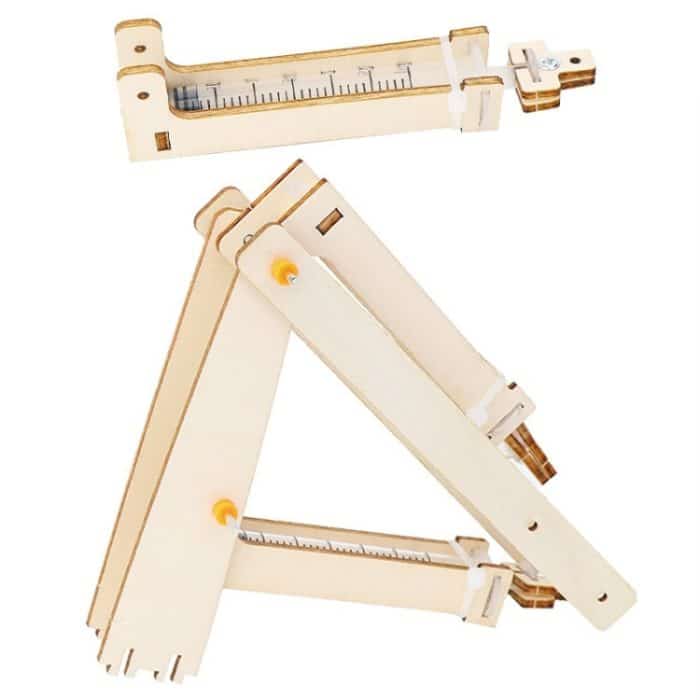 Holz Hydraulische Bagger Schüler DIY Technologie Kleine Produktion Wissenschaft Experiment Materialien – Bild 4