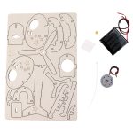 DIY Solar Hubschrauber Technologie Kleine Produktion Kinder Holz Montiert Flugzeug Modell – Bild 2