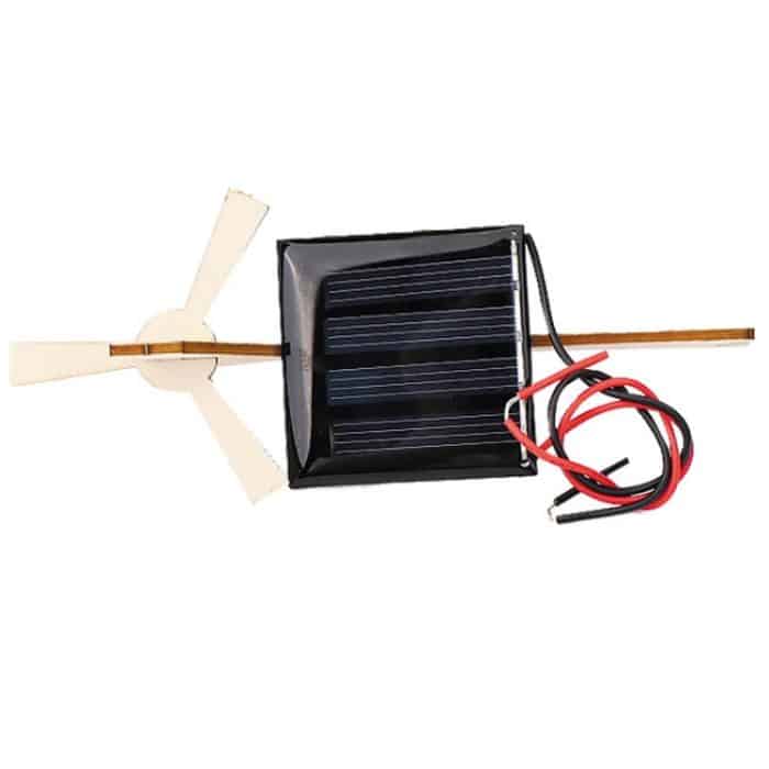 DIY Solar Hubschrauber Technologie Kleine Produktion Kinder Holz Montiert Flugzeug Modell – Bild 5