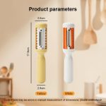 2 in 1 Schäler mit Reinigungsbürste Haushaltsobst Kartoffel Gemüseschäler – Bild 8