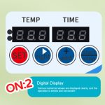 1200W kommerzielles Waffeleisen, drehbare Waffelmaschine aus Edelstahl, EU Plug, UK Plug, US Plug – Bild 7