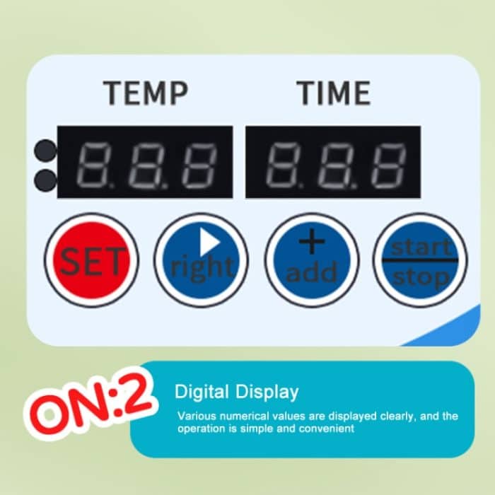 1200W kommerzielles Waffeleisen, drehbare Waffelmaschine aus Edelstahl, EU Plug, UK Plug, US Plug – Bild 7