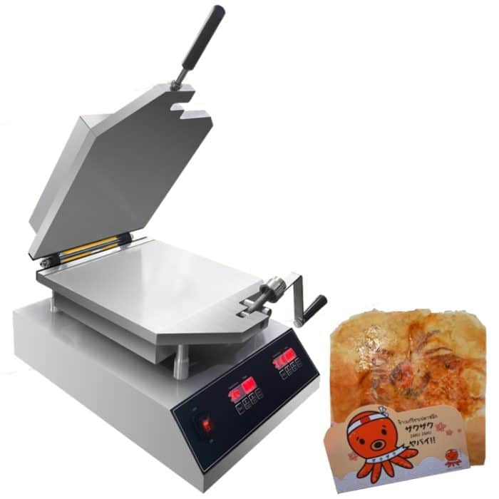 Japanische hauchdünne Meeresfrüchte-Cracker-Pfannkuchenmaschine, US Plug 110V 2200W, EU Plug 220V 2800W, UK Plug 220V 2800W, JP Plug 220V 2800W – Bild 1