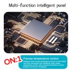 Japanische hauchdünne Meeresfrüchte-Cracker-Pfannkuchenmaschine, US Plug 110V 2200W, EU Plug 220V 2800W, UK Plug 220V 2800W, JP Plug 220V 2800W – Bild 4