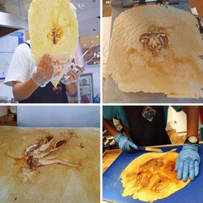 Japanische hauchdünne Meeresfrüchte-Cracker-Pfannkuchenmaschine, US Plug 110V 2200W, EU Plug 220V 2800W, UK Plug 220V 2800W, JP Plug 220V 2800W – Bild 8