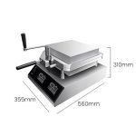 Japanische hauchdünne Meeresfrüchte-Cracker-Pfannkuchenmaschine, US Plug 110V 2200W, EU Plug 220V 2800W, UK Plug 220V 2800W, JP Plug 220V 2800W – Bild 9