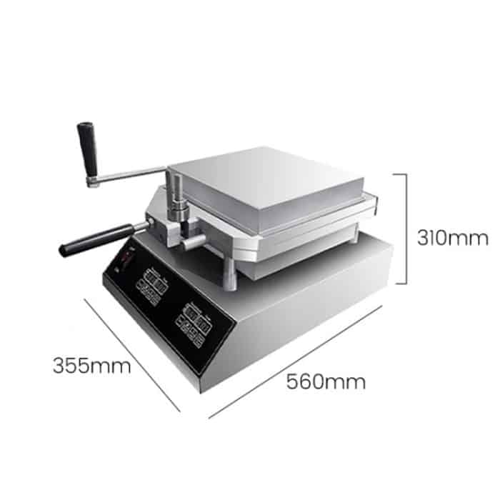 Japanische hauchdünne Meeresfrüchte-Cracker-Pfannkuchenmaschine, US Plug 110V 2200W, EU Plug 220V 2800W, UK Plug 220V 2800W, JP Plug 220V 2800W – Bild 9