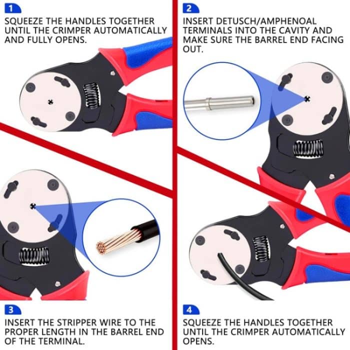 DTM Crimpzange Crimpzange für Kfz-Anschlussklemmen – Bild 4