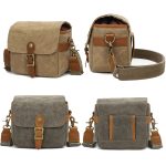 Retro Kamera Canvas Tasche Schulter Messenger Bag Reise tragbare Fall – Bild 3