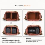 Retro Kamera Canvas Tasche Schulter Messenger Bag Reise tragbare Fall – Bild 4