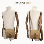 Retro Kamera Canvas Tasche Schulter Messenger Bag Reise tragbare Fall – Bild 7