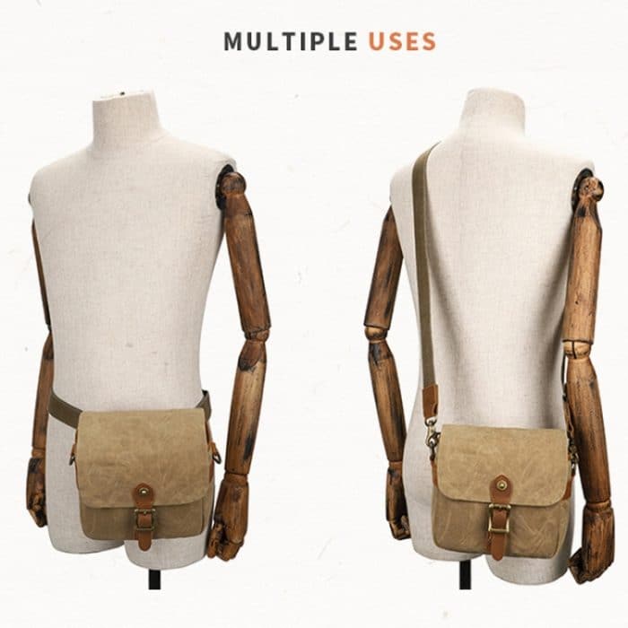 Retro Kamera Canvas Tasche Schulter Messenger Bag Reise tragbare Fall – Bild 7