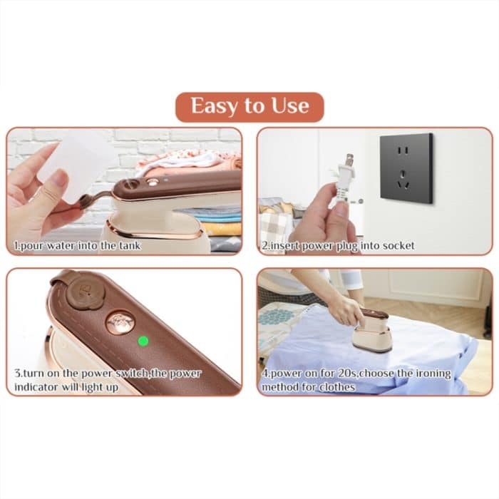 2-in-1 800W Handheld Haushalts Nass und Trocken Dampf Bügeleisen Dampf Hängen, EU Plug, US Plug – Bild 4