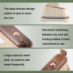 2-in-1 800W Handheld Haushalts Nass und Trocken Dampf Bügeleisen Dampf Hängen, EU Plug, US Plug – Bild 10