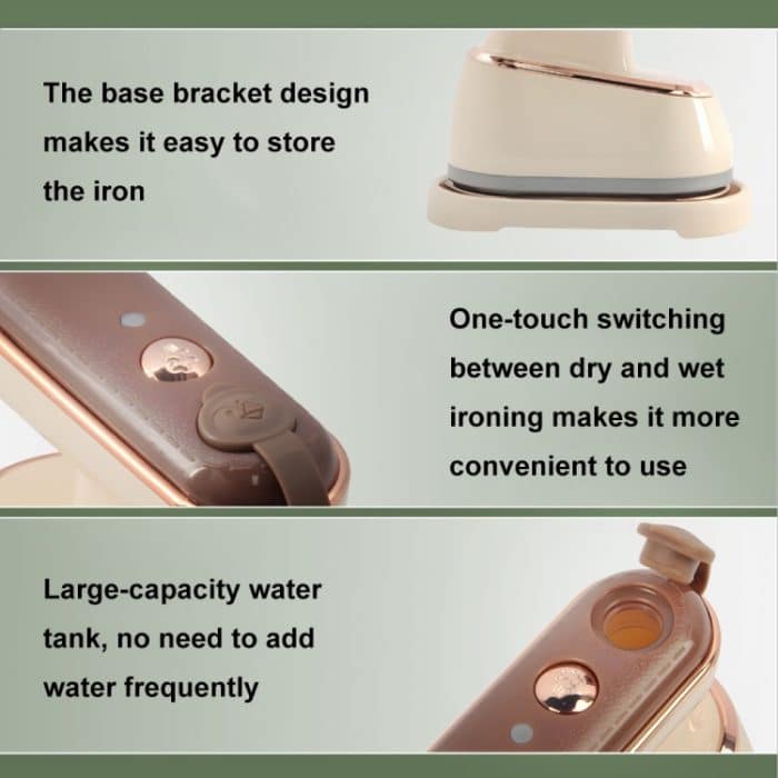 2-in-1 800W Handheld Haushalts Nass und Trocken Dampf Bügeleisen Dampf Hängen, EU Plug, US Plug – Bild 10