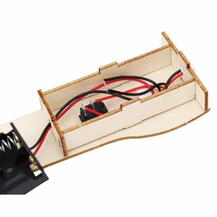 DIY Hausgemachte Taschenlampe Holz handgefertigte Spielzeug Material Kit Schöpfer Klassenzimmer experimentelle Ausrüstung – Bild 5