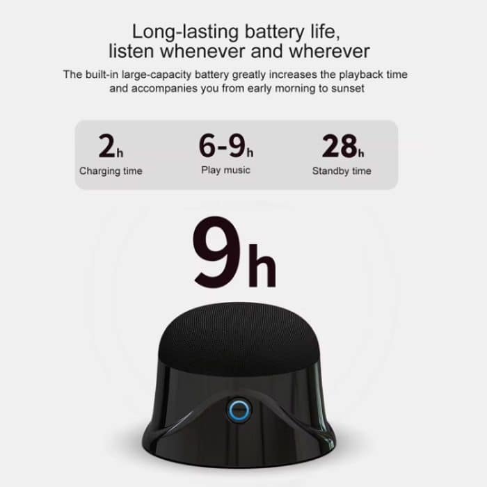Magnetischer drahtloser Bluetooth-Lautsprecher Subwoofer Tragbarer Mini-TWS-Handylautsprecher, CQ01 Black, CQ01 Navy Blue, CQ01 White – Bild 7