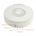 Drehbarer Präsentationsständer, 15 cm, mit Farbverlaufsbeleuchtung für Glaskunst – Bild 4