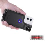 1D Bluetooth Barcode Scanner Drahtlose Zurück Clip Telefon Barcode Reader
