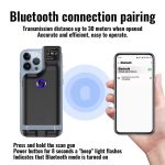 1D Bluetooth Barcode Scanner Drahtlose Zurück Clip Telefon Barcode Reader – Bild 4