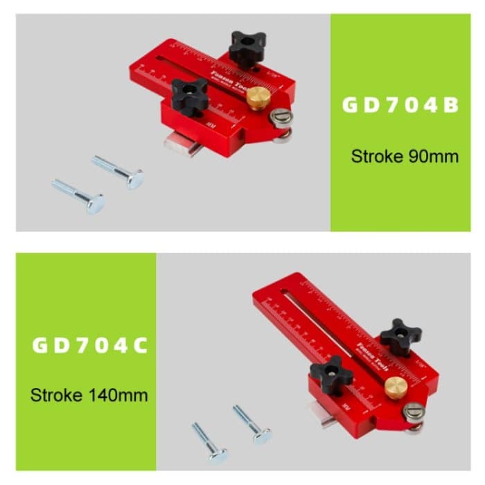 Fonson Holzbearbeitungsrolle Tischsäge Dünnes Schneidebrett Führungsstopper, GD704B, GD704C – Bild 2