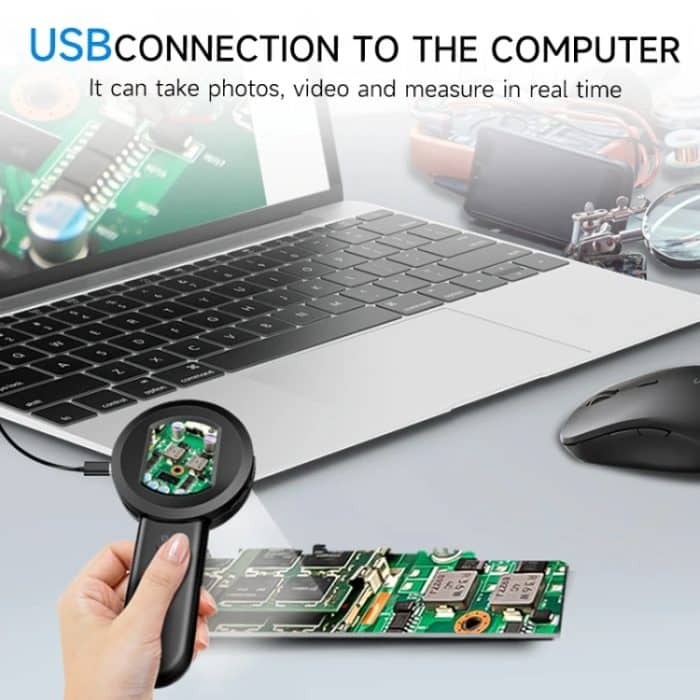 Digitales Mikroskop, tragbare elektronische Lupe mit hoher Auflösung – Bild 6