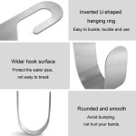 Home Outdoor Wasserschlauch Haken Edelstahl Terrasse Schlauch Lagerung Halter Auto Waschen Wasserhahn Haken – Bild 4