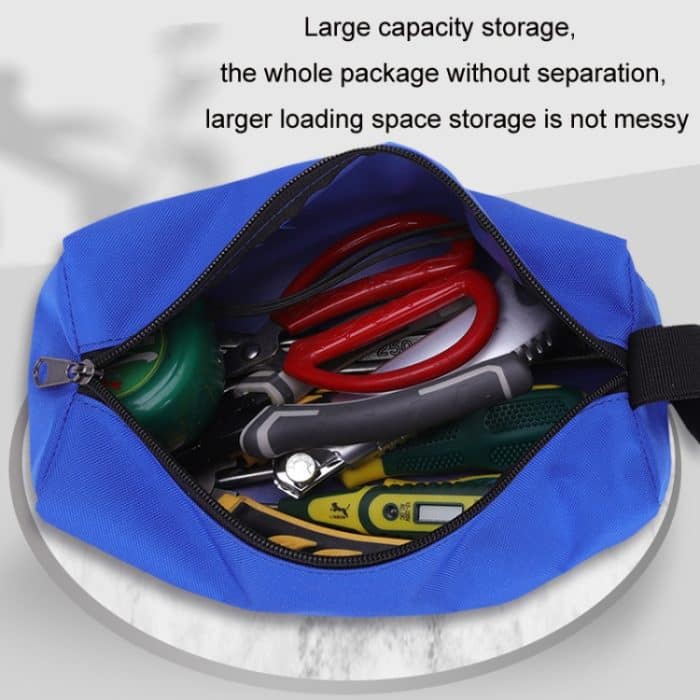Multifunktionale tragbare wasserdichte Werkzeugtasche für Hardwareteile, Large Black, Large Red, Large Blue, Small Black, Small Red, Small Blue – Bild 4