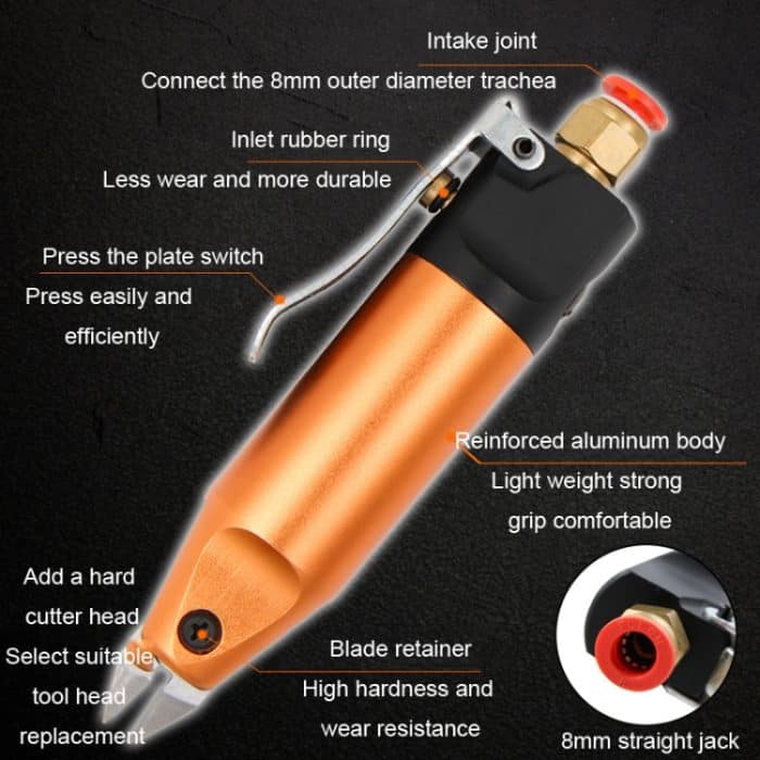 Pneumatische Schere Körper Schneiden Metall Kunststoff Modell Schere Werkzeug, HSD HS-5, HSD HS-5M, HSD MS-5 – Bild 6