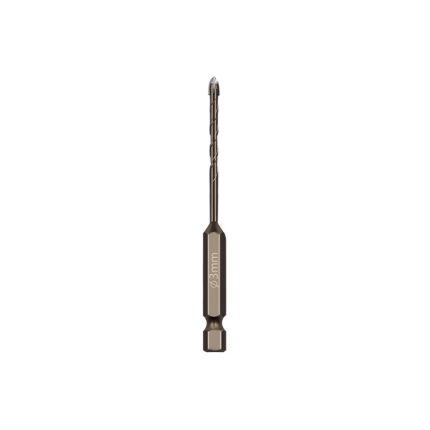 Sechskantschaft Spiralnut Kreuz Legierung Bohrer Glas Fliesen Vier Rand Treiber, 3mm, 4mm, 5mm, 6mm, 8mm, 10mm, 12mm
