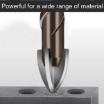 Sechskantschaft Spiralnut Kreuz Legierung Bohrer Glas Fliesen Vier Rand Treiber, 3mm, 4mm, 5mm, 6mm, 8mm, 10mm, 12mm – Bild 6