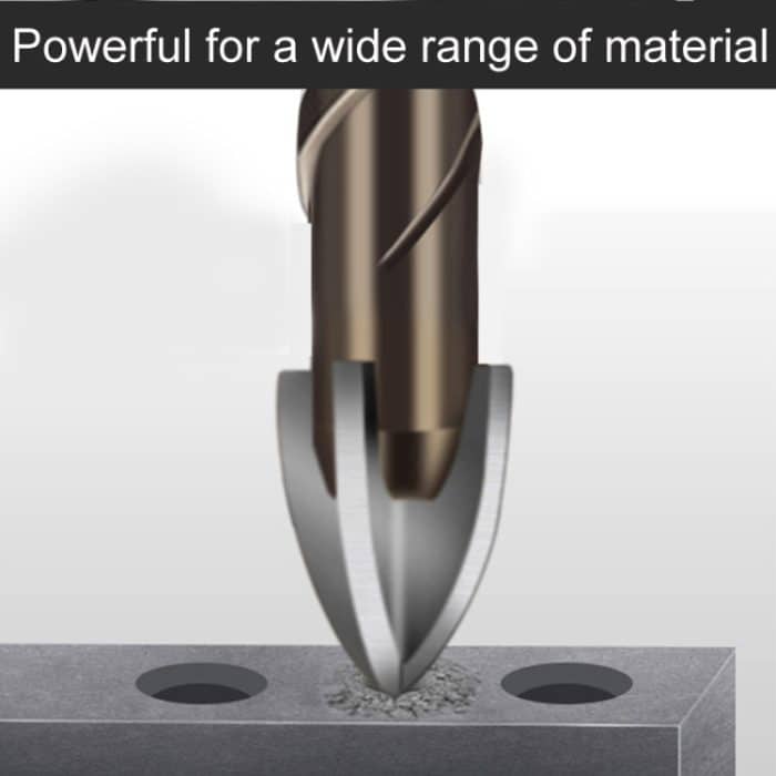 Sechskantschaft Spiralnut Kreuz Legierung Bohrer Glas Fliesen Vier Rand Treiber, 3mm, 4mm, 5mm, 6mm, 8mm, 10mm, 12mm – Bild 6