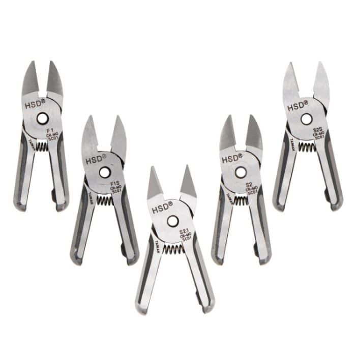 Pneumatische Scherenklinge zum Schneiden von Metall und Kunststoff. Modellscherenwerkzeug, HSD S2, HSD S2.1, HSD S2S, HSD F1, HSD F1S – Bild 2