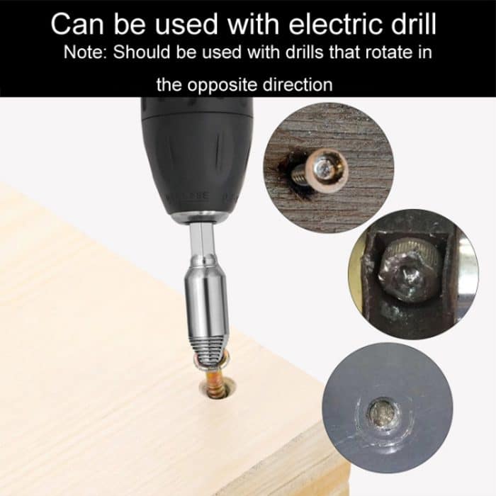 Schiebegewinde-Schraubenausdreher, Werkzeug zum Entfernen abgebrochener Schrauben, mit Aufbewahrungsbox, 5pcs / Set – Bild 7