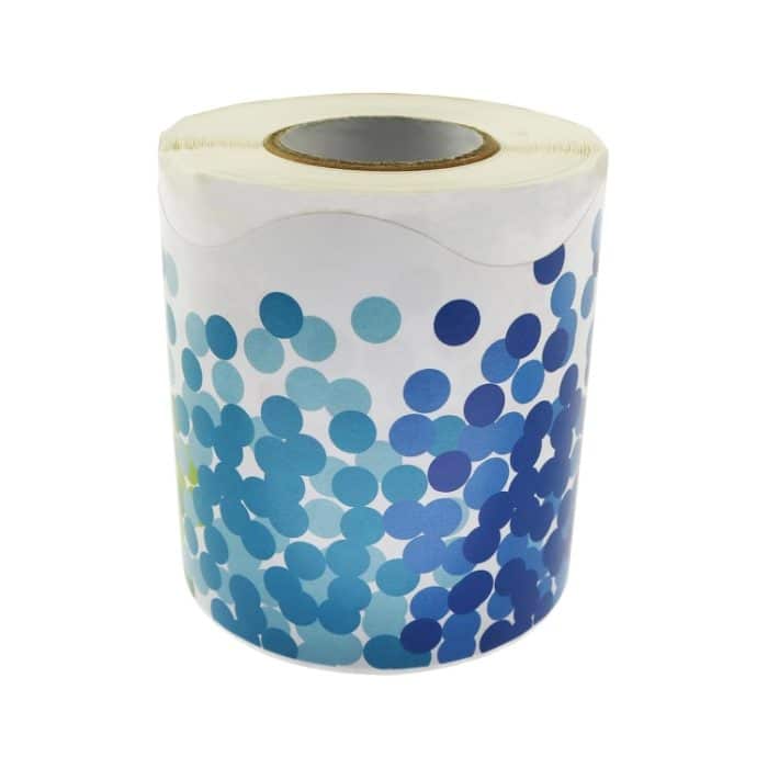 Bunte Polka Dot Border Aufkleber Bulletin Board Grenzen, 7cm x 11m, 7cm x 20m – Bild 2