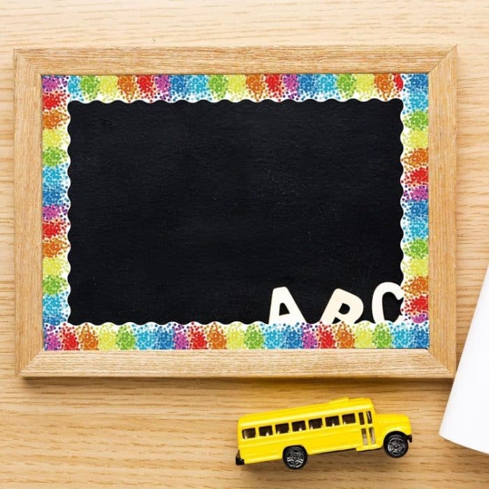 Bunte Polka Dot Border Aufkleber Bulletin Board Grenzen, 7cm x 11m, 7cm x 20m – Bild 5