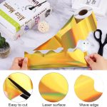 Fächerförmige Laser-Gold-Bordüre aus Papier für Pinnwand, 7.6cm x 5m, 7.6cm x 10m, 7.6cm x 15m, 7.6cm x 20m – Bild 3