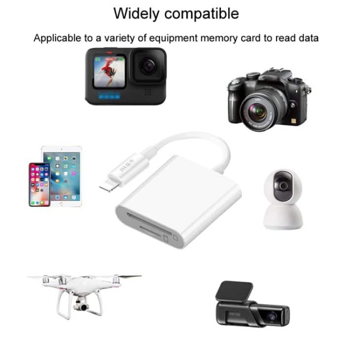 JINGHUA Handy-Kartenleser-Konverter Speicherkartenleser, Lighning With Cable SD, Lighning With Cable TF+SD, Type-C With Cable SD, Type-C With Cable TF+SD – Bild 9