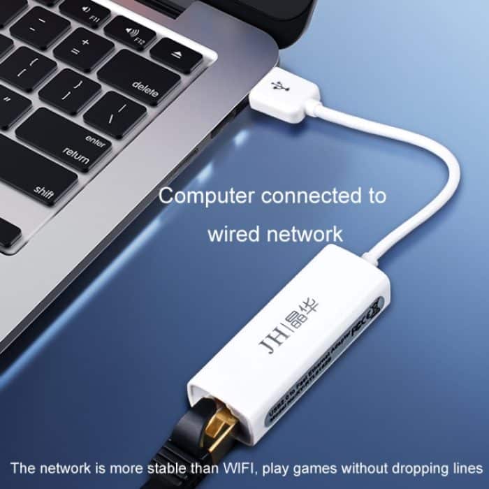 JINGHUA USB2.0 zu RJ45 100Mbps Netzwerkkarte Netzwerkschnittstellenbox Laptop-Netzwerkkarte Kostenloser Treiber – Bild 6