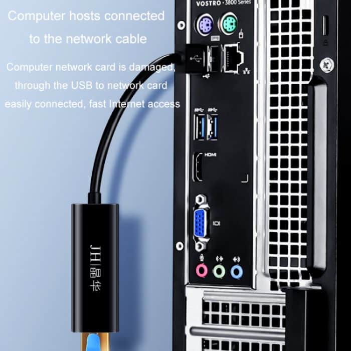 JINGHUA USB2.0 zu RJ45 100Mbps Netzwerkkarte Netzwerkschnittstellenbox Laptop-Netzwerkkarte Kostenloser Treiber – Bild 7
