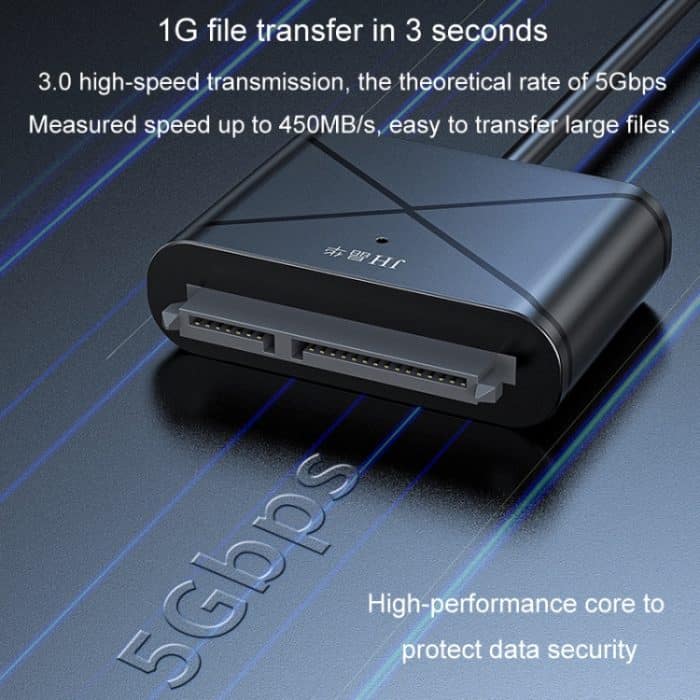 JINGHUA USB3.0 zu SATA HDD Adapterkabel für 2,5/3,5 Zoll externe HDD SSD Festplatte – Bild 7