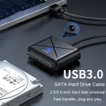 JINGHUA USB3.0 zu SATA HDD Adapterkabel für 2,5/3,5 Zoll externe HDD SSD Festplatte – Bild 8