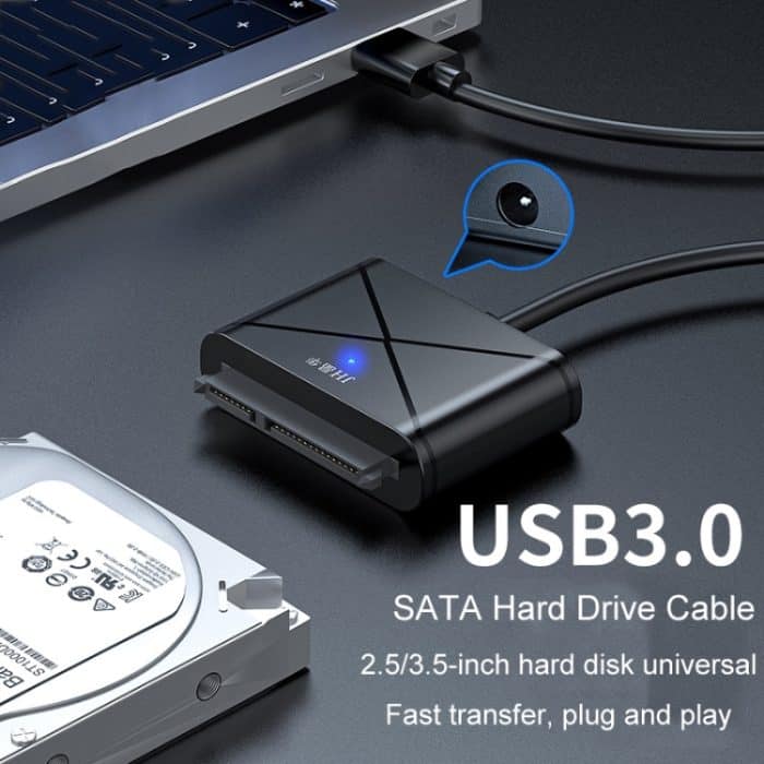 JINGHUA USB3.0 zu SATA HDD Adapterkabel für 2,5/3,5 Zoll externe HDD SSD Festplatte – Bild 8