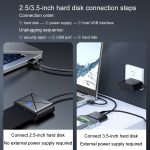 JINGHUA USB3.0 zu SATA HDD Adapterkabel für 2,5/3,5 Zoll externe HDD SSD Festplatte – Bild 10