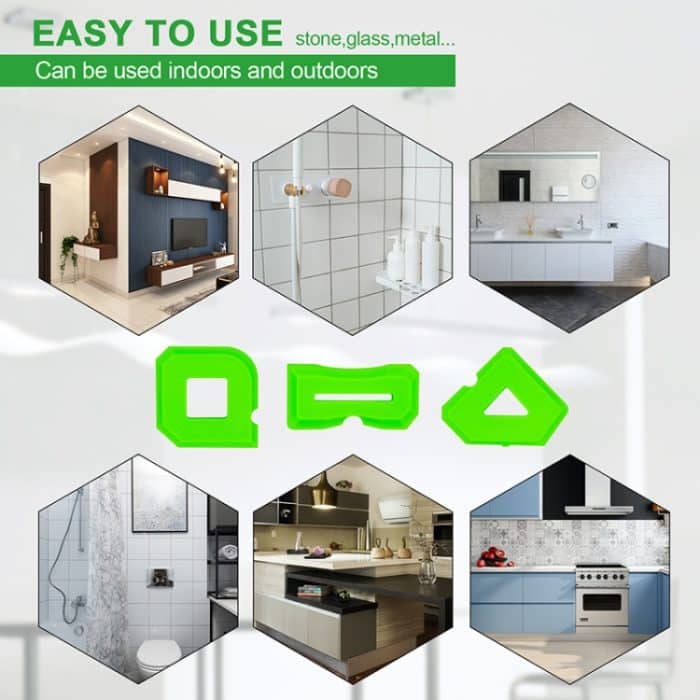 2sets Multifunktionale Kleber Schaber Silikon Naht Schaber – Bild 8